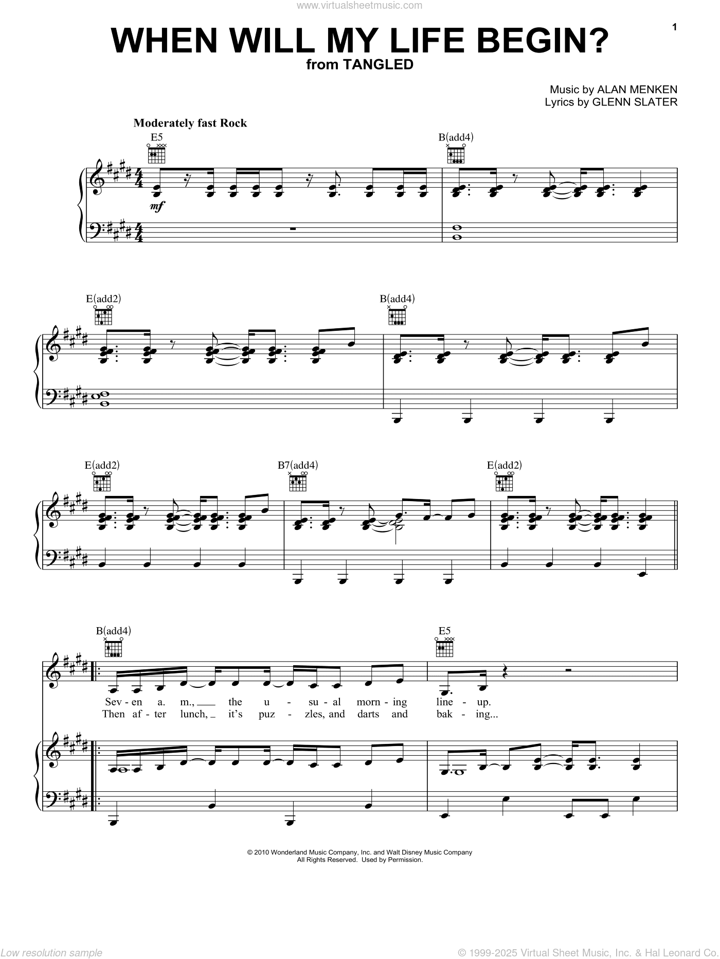 When Will My Life Begin? (from Tangled)