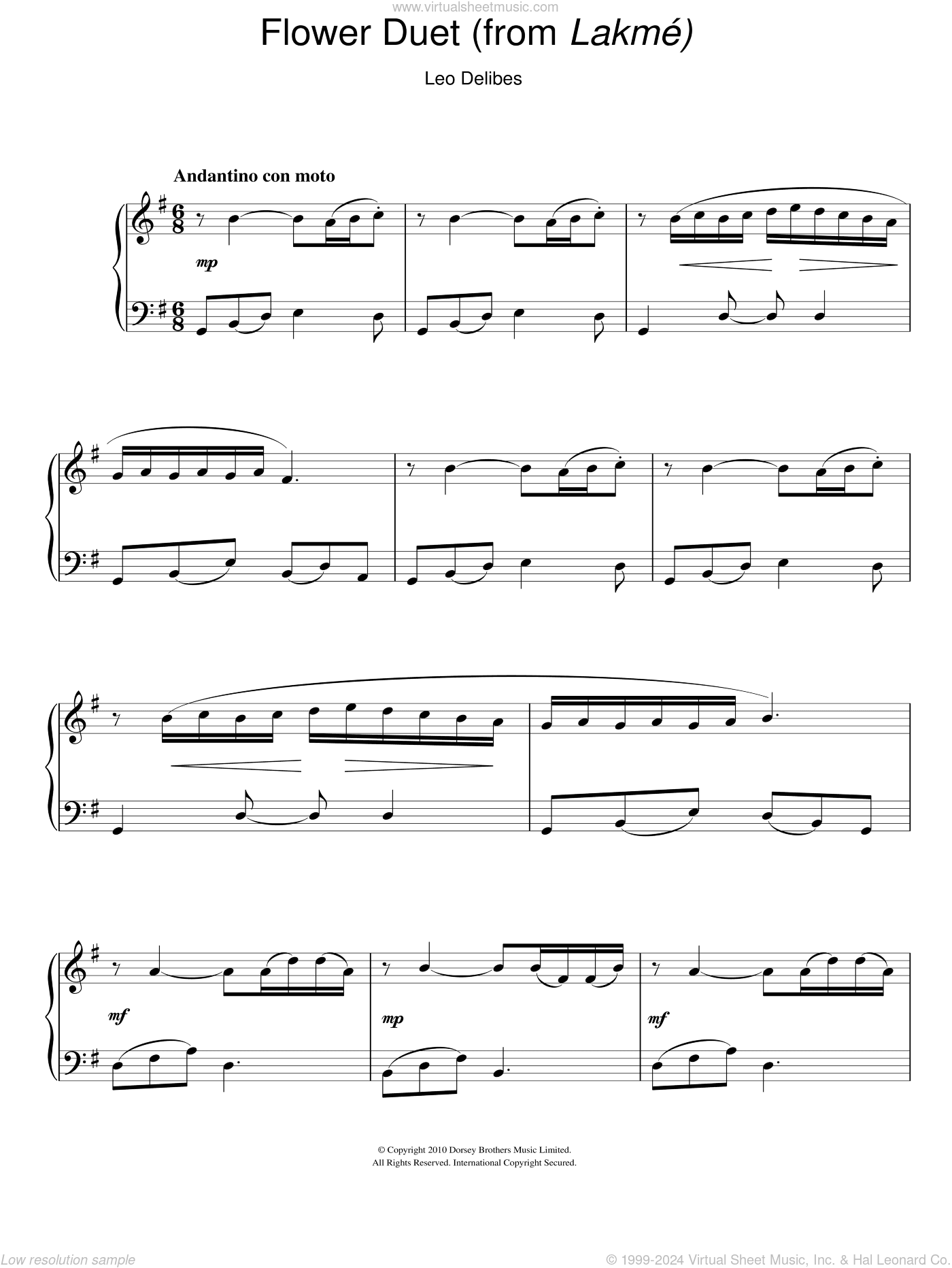 Flower Duet (from Lakme)