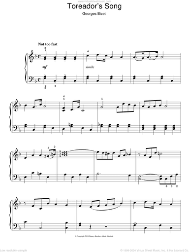 Toreador's Song (from Carmen)