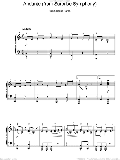 Symphony No. 94 Surprise (2nd Movement)