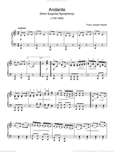 The Surprise Symphony (Symphony No. 94, Second Movement Theme)