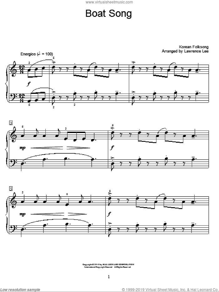 Boat Song