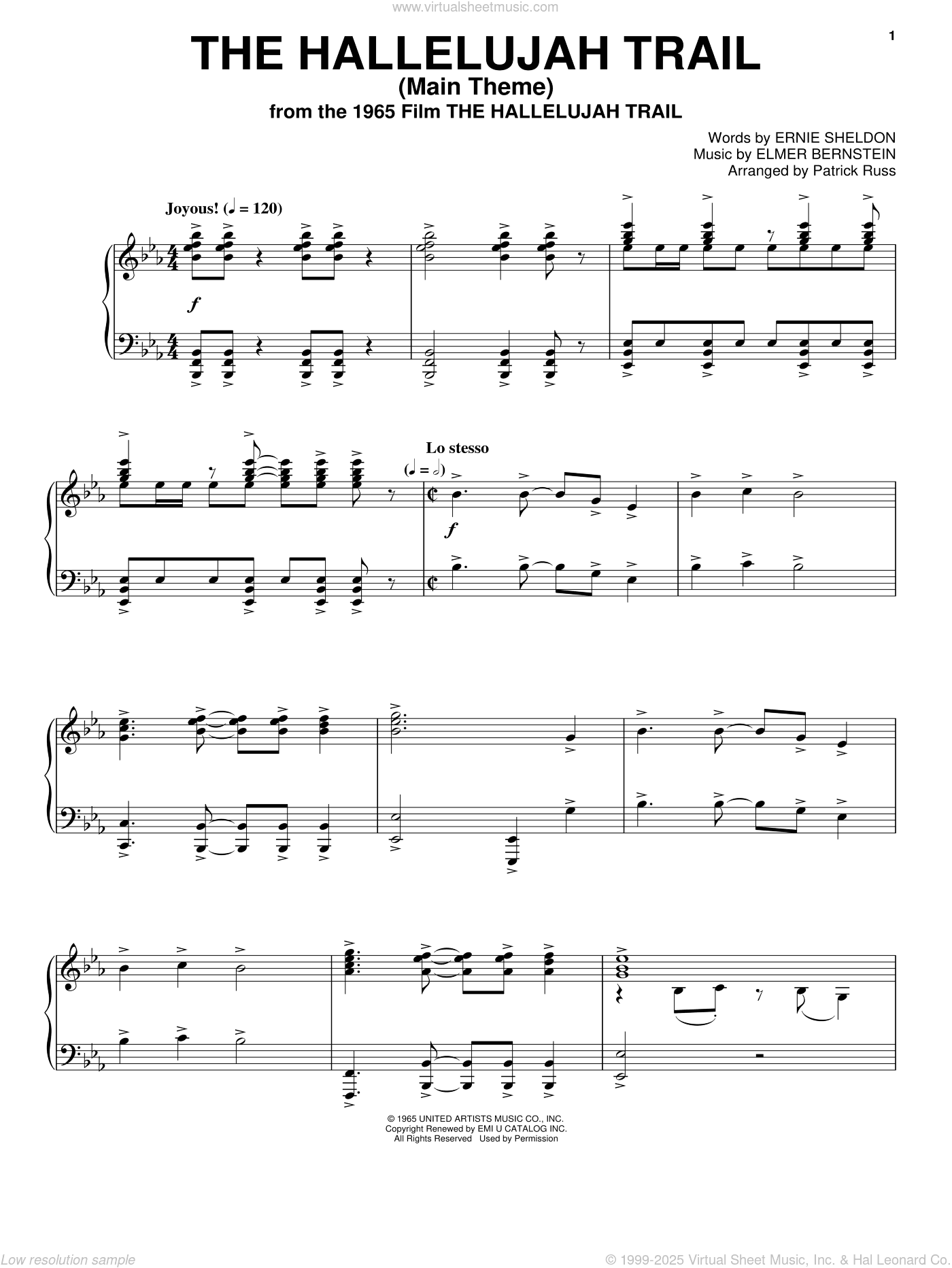 The Hallelujah Trail (Main Theme)