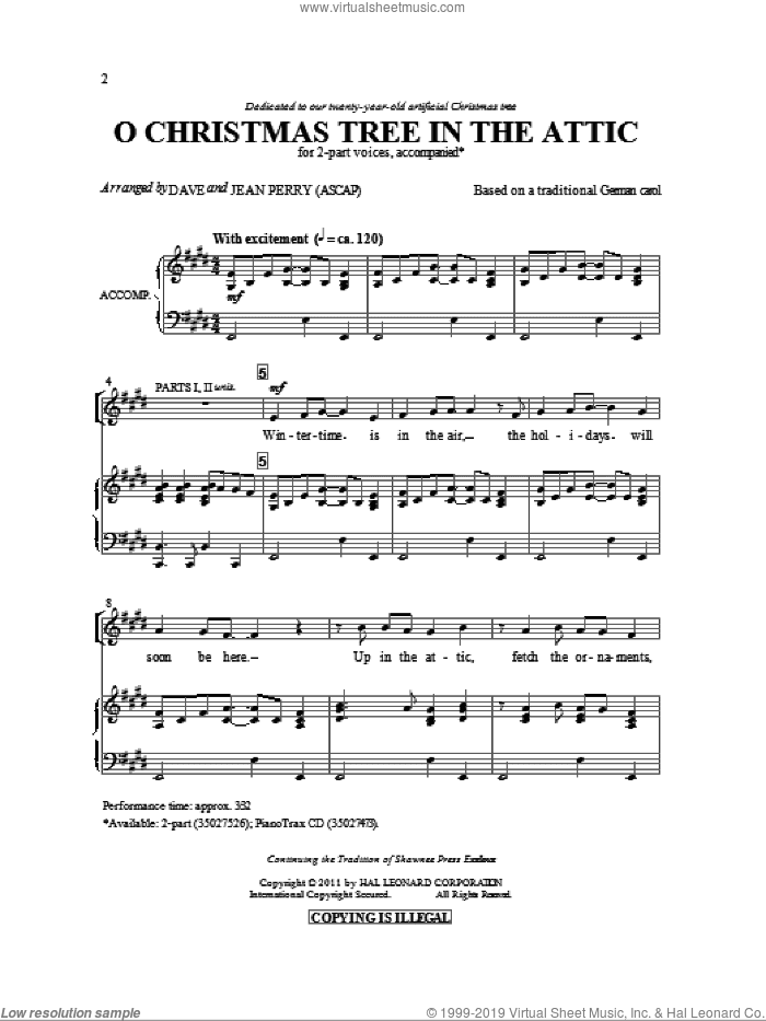 O Christmas Tree In The Attic