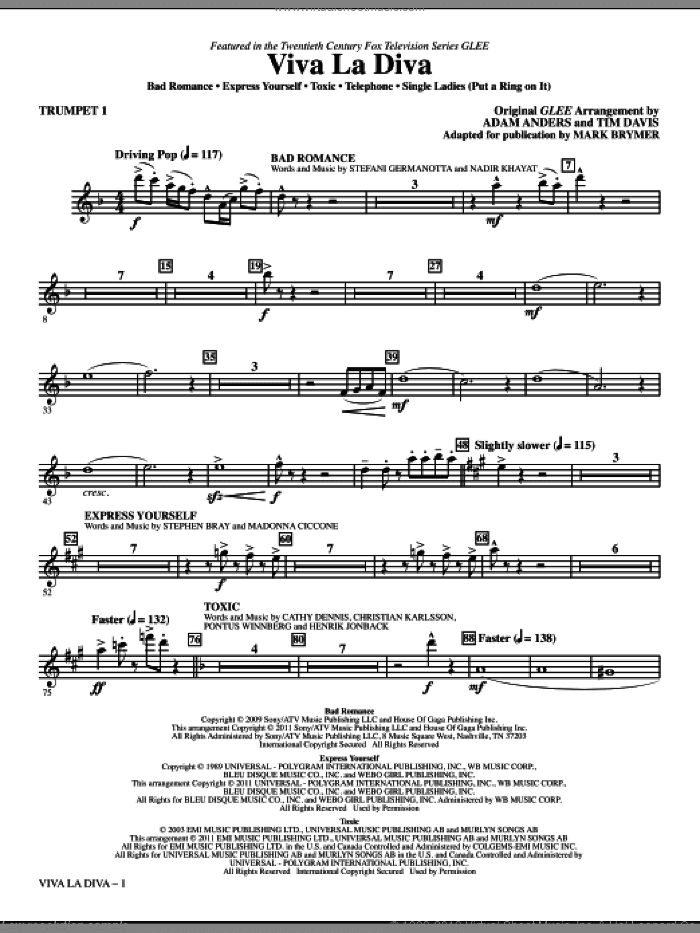 Viva La Diva! (Medley featuring Songs from Glee)