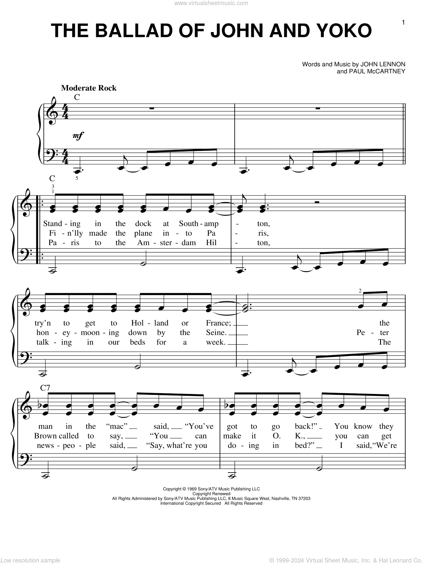 The Ballad Of John And Yoko