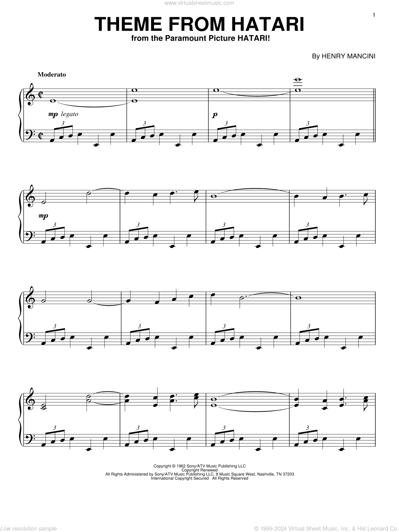 Theme From Hatari
