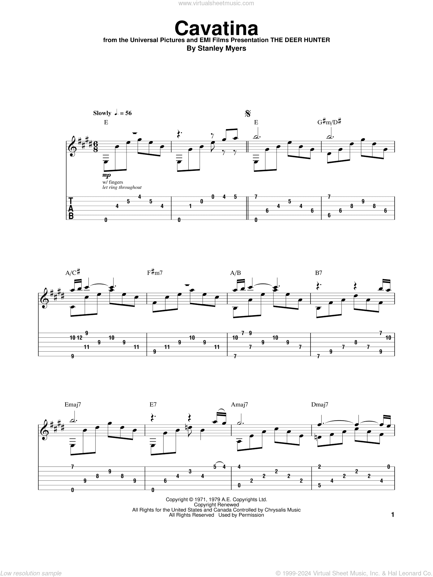 Cavatina (from The Deer Hunter)