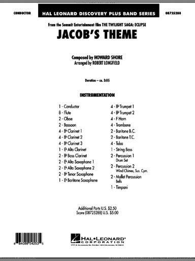 Jacob's Theme (from The Twilight Saga: Eclipse)