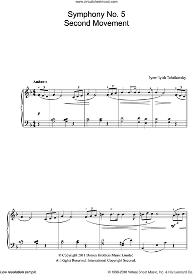 Symphony No.5 (2nd Movement: Andante)
