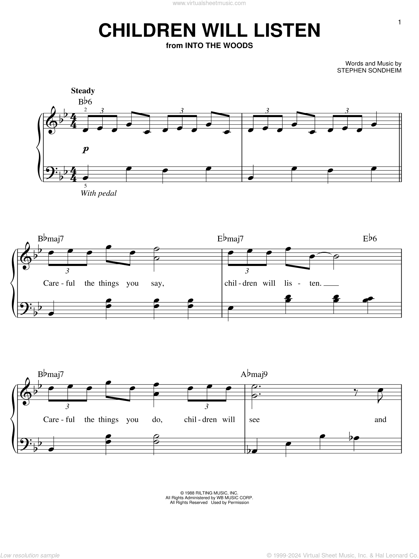Children Will Listen (from Into The Woods)