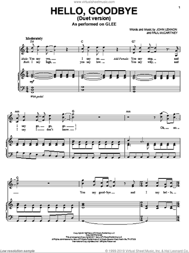 Hello, Goodbye (Vocal Duet)