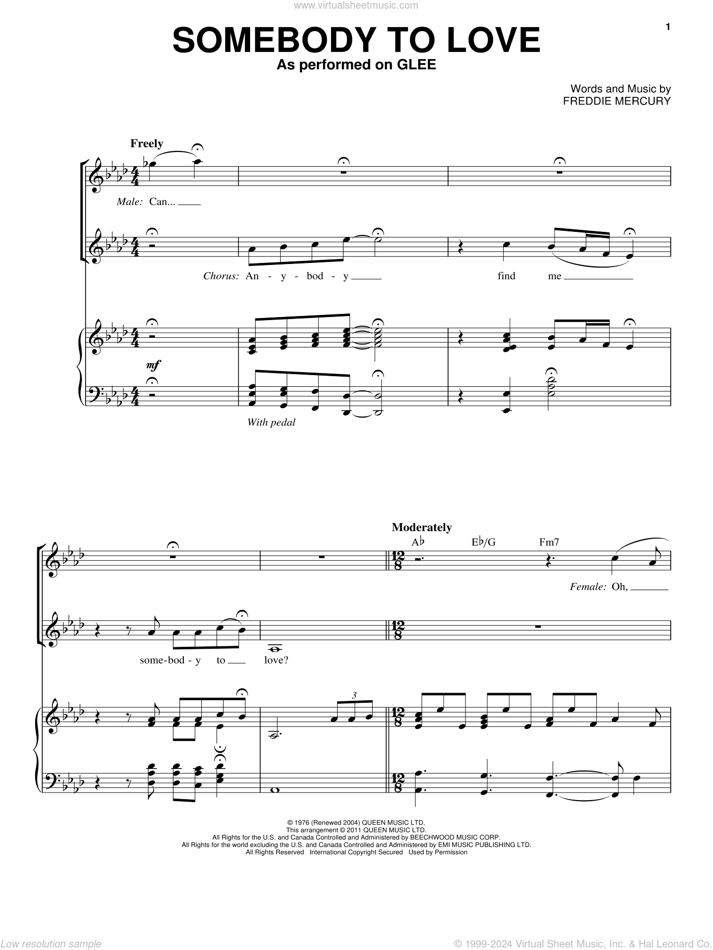 Somebody To Love (Vocal Duet)