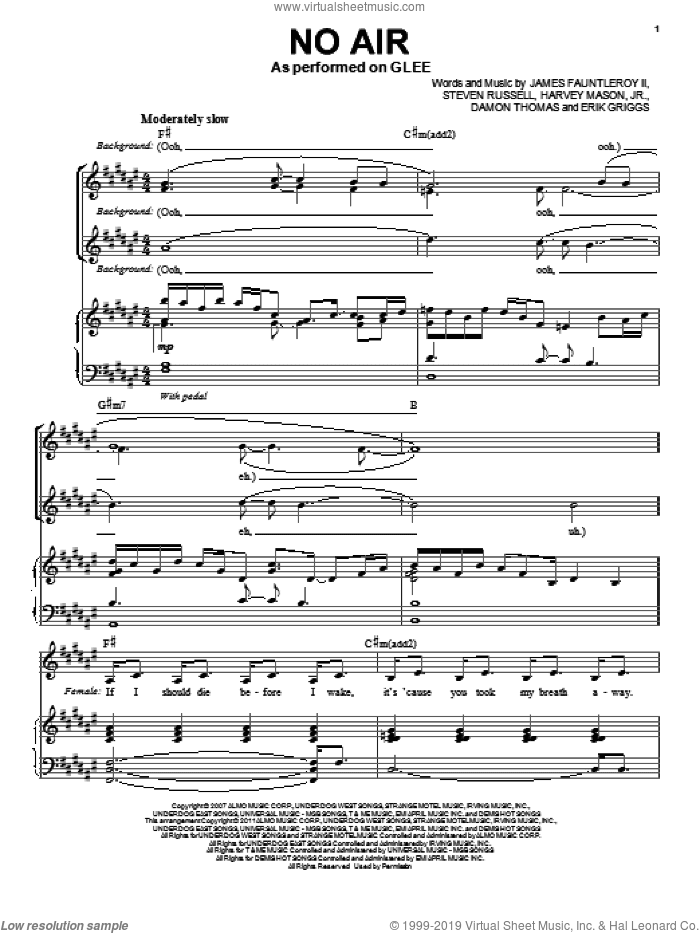 No Air (Vocal Duet)