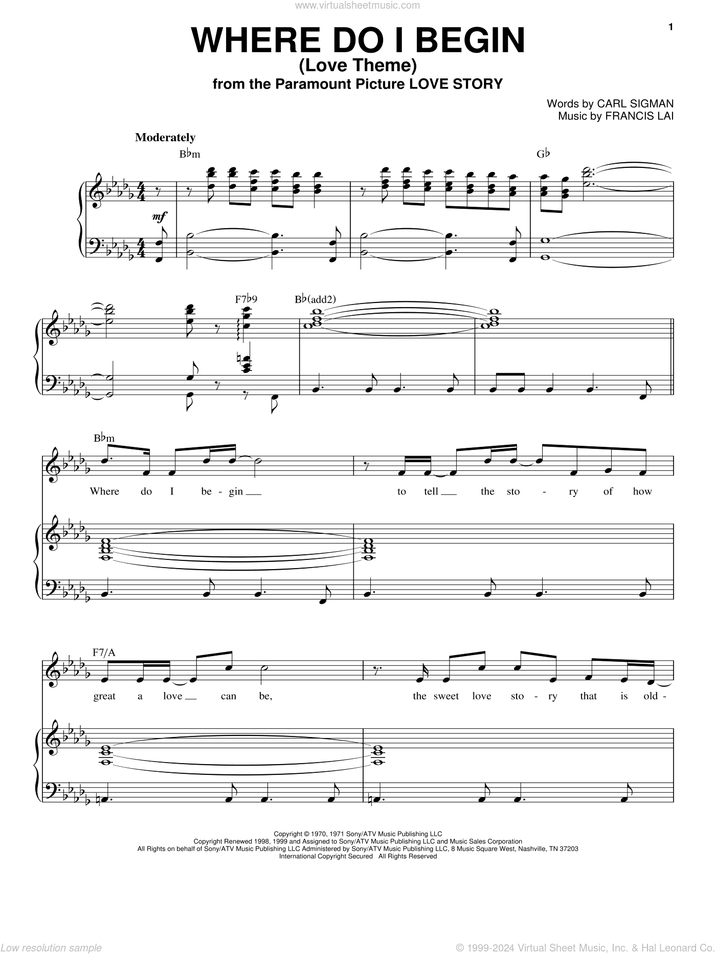 Where Do I Begin (Love Theme)