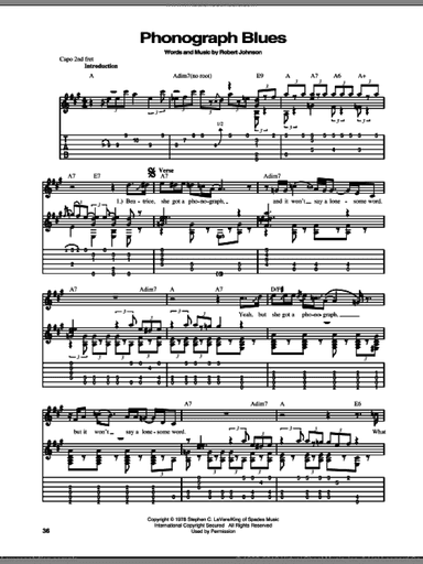 Phonograph Blues