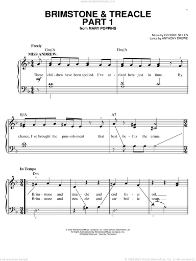 Brimstone and Treacle Part 1