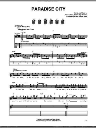 Paradise City (live version)