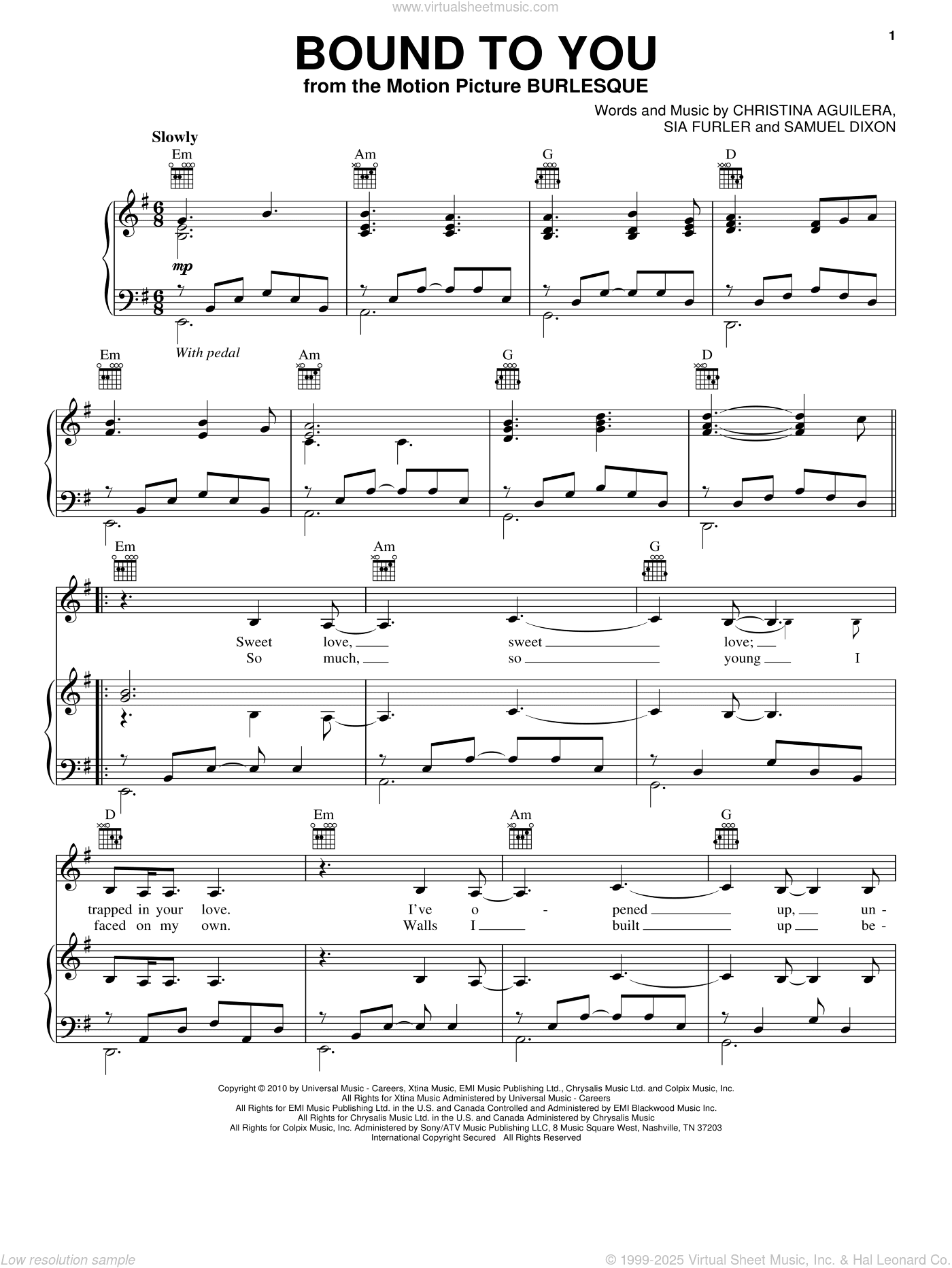 Bound To You (from Burlesque)