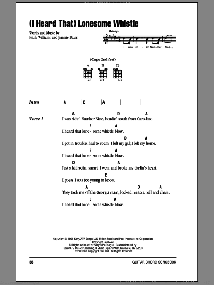 (I Heard That) Lonesome Whistle
