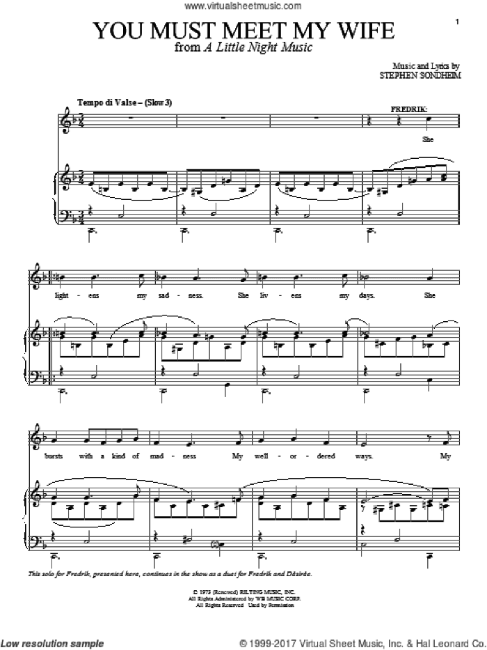 Broadway Selections from A Little Night Music