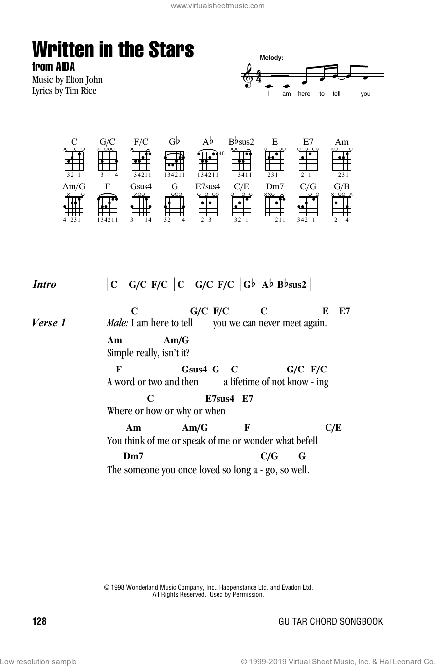 Written In The Stars (from Aida)