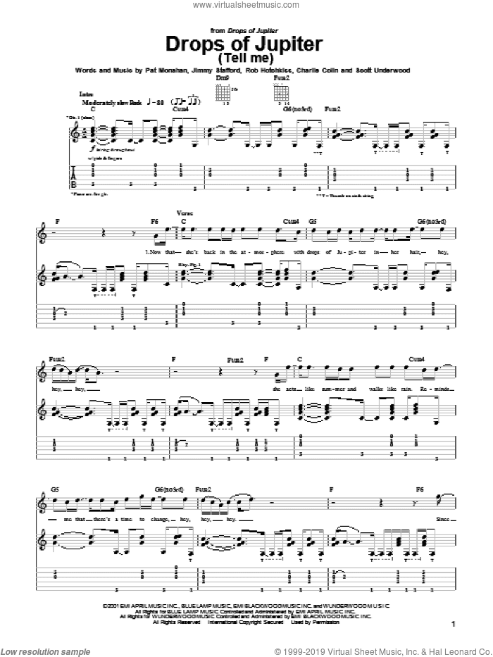 Drops Of Jupiter (Tell Me)