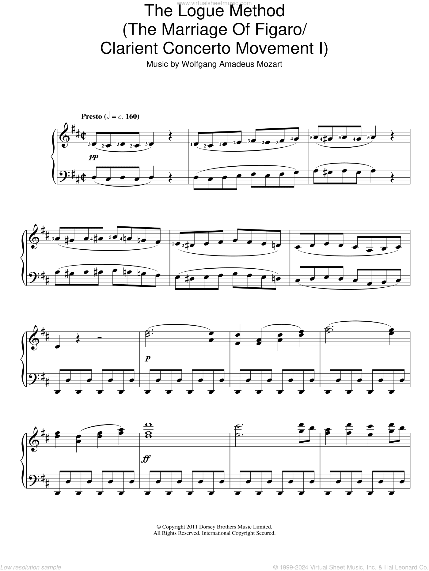 The Logue Method (The Marriage Of Figaro / Clarient Concerto Movement I)