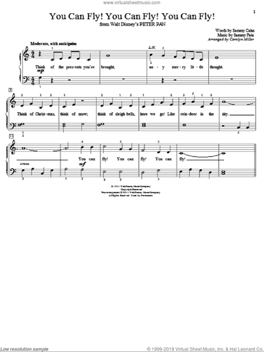 You Can Fly! You Can Fly! You Can Fly! (from Peter Pan) (arr. Carolyn Miller)