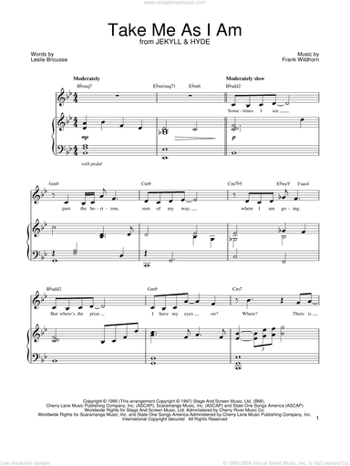 Take Me As I Am (from Jekyll and Hyde)