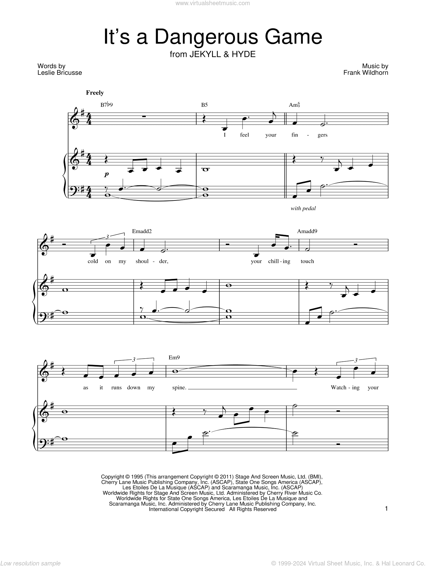 It's A Dangerous Game (from Jekyll and Hyde)