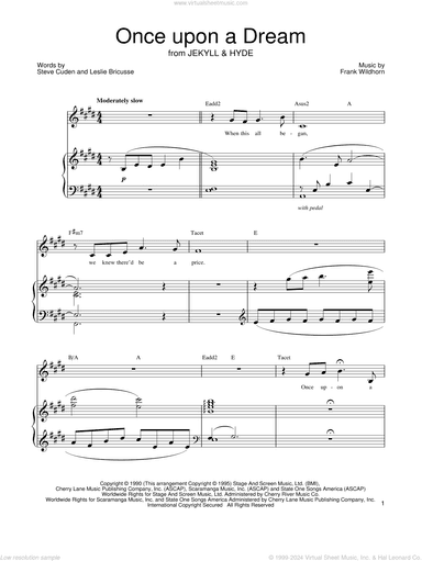 Once Upon A Dream (from Jekyll and Hyde)