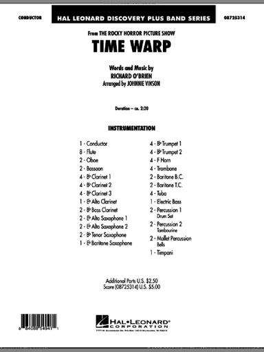 Time Warp (from "The Rocky Horror Picture Show")