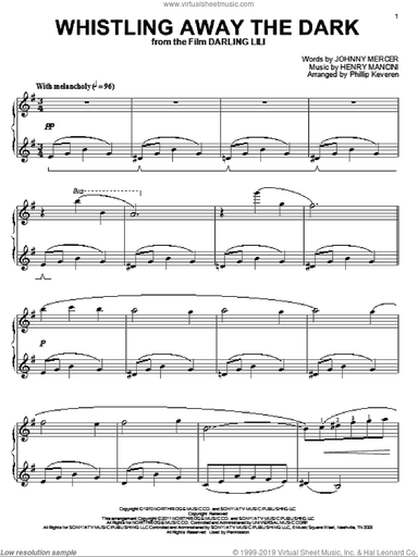 Whistling Away The Dark (arr. Phillip Keveren)
