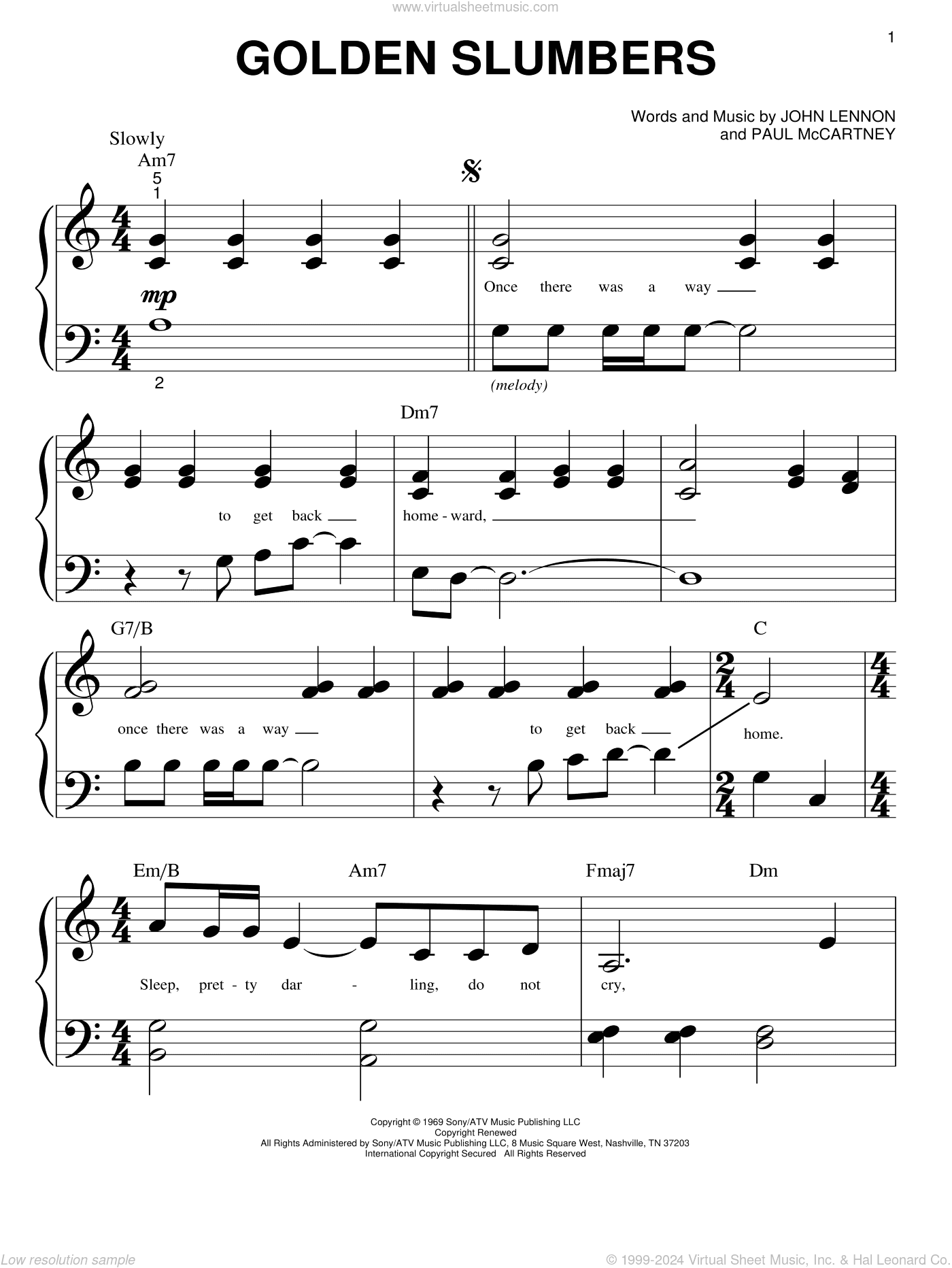 Golden Slumbers