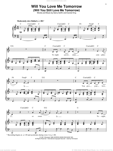 Will You Love Me Tomorrow (Will You Still Love Me Tomorrow)