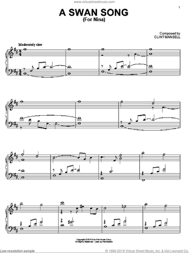 A Swan Song (For Nina) (from Black Swan)