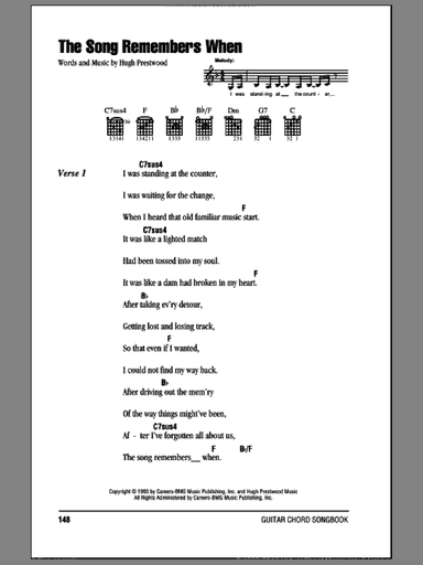 The Song Remembers When