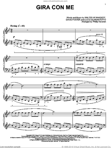 Gira Con Me (arr. Phillip Keveren)