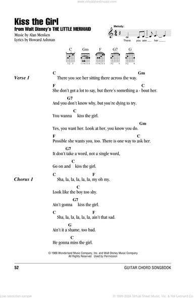 Kiss The Girl (from The Little Mermaid)