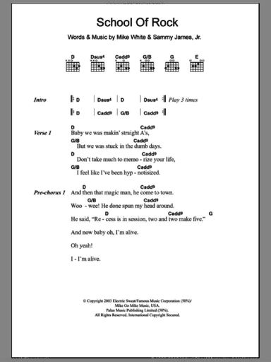 School Of Rock (from School of Rock: The Musical)