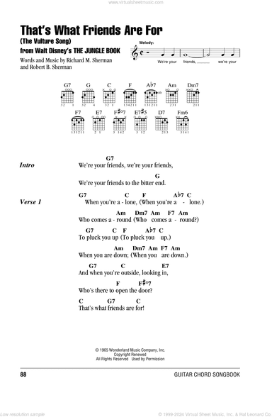 That's What Friends Are For (The Vulture Song) (from The Jungle Book)