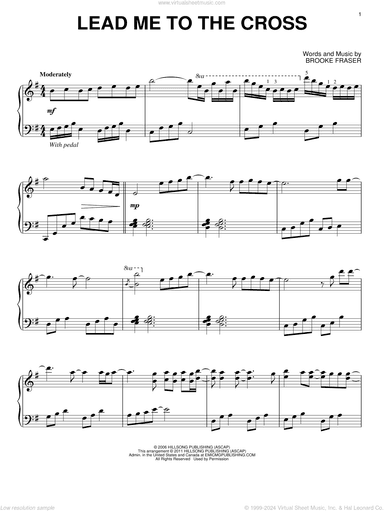 Lead Me To The Cross, (intermediate)