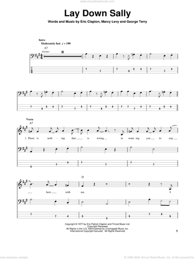 Lay Down Sally