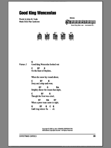 Good King Wenceslas
