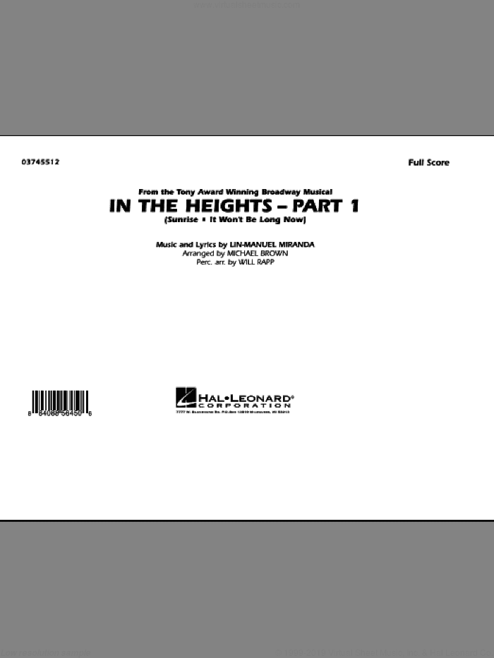 In The Heights: Part 1 (COMPLETE)