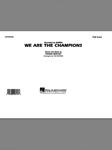 We Are The Champions (COMPLETE)