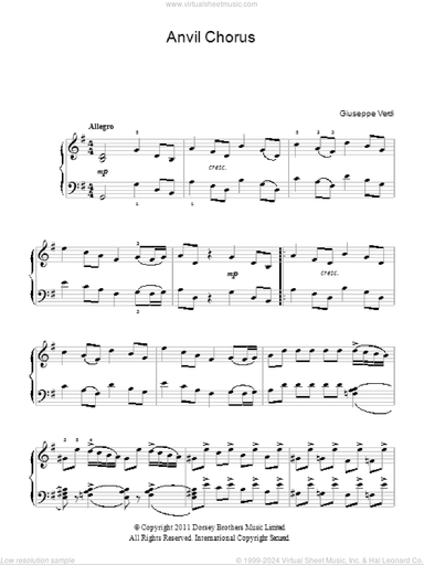 Anvil Chorus (from Il Trovatore)
