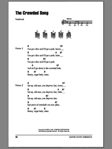 The Crawdad Song