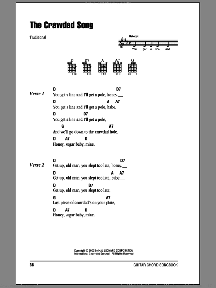 The Crawdad Song